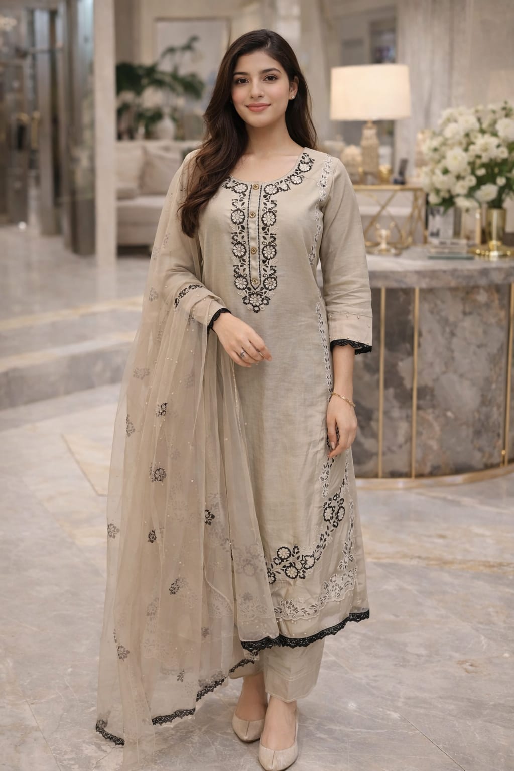 3 Piece Kurti Set