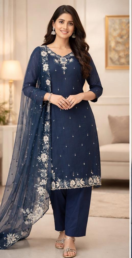 3 Piece Kurti Set