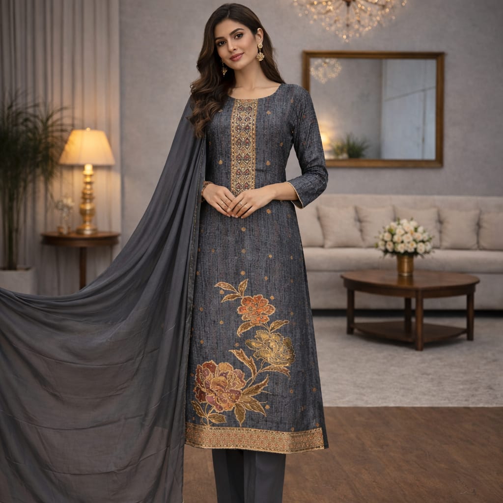 A-Line Kurti Set