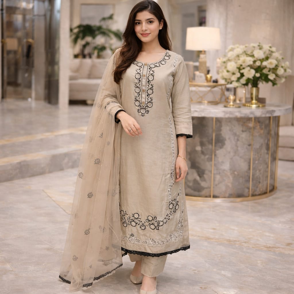 3 Piece Kurti Set