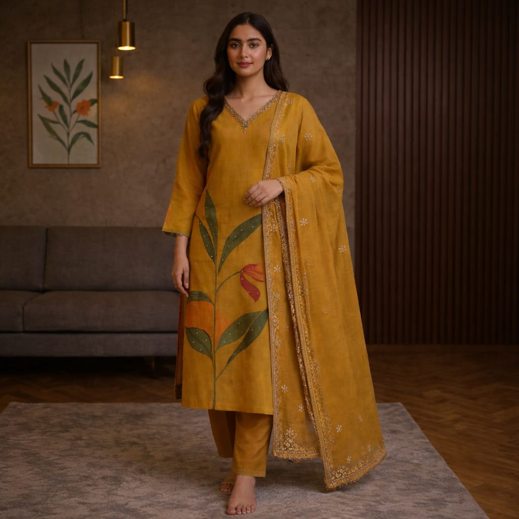 3 Piece Kurti Set