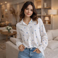 Cotton print shirt